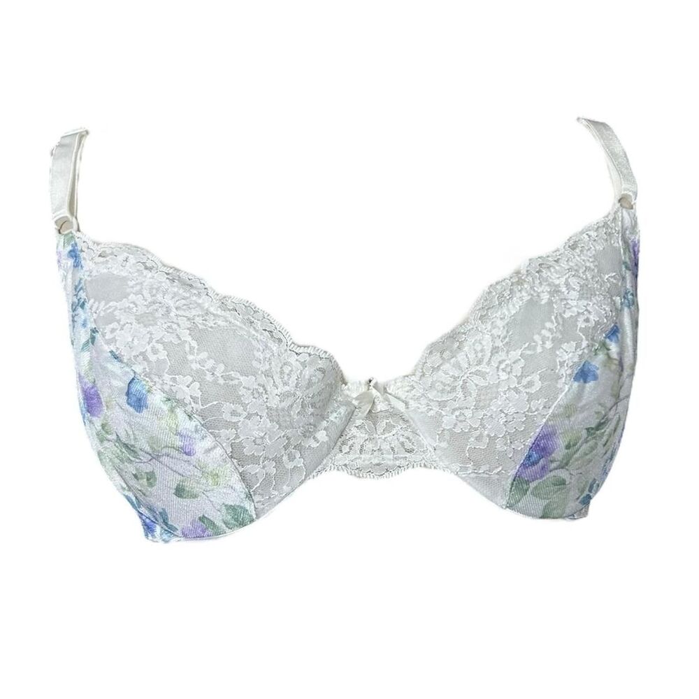 Unbranded Women's White and Blue Bra